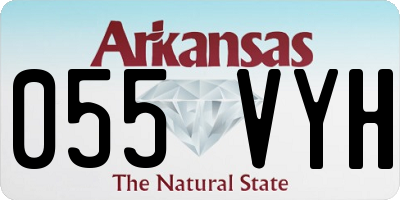 AR license plate 055VYH