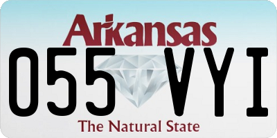 AR license plate 055VYI