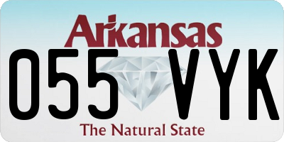 AR license plate 055VYK