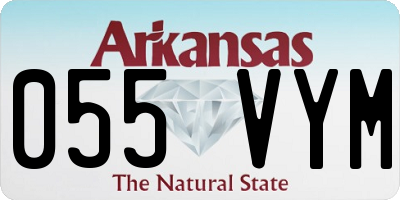 AR license plate 055VYM