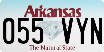 AR license plate 055VYN