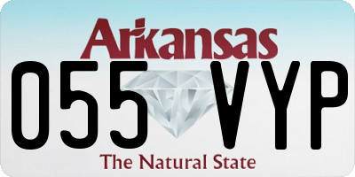 AR license plate 055VYP