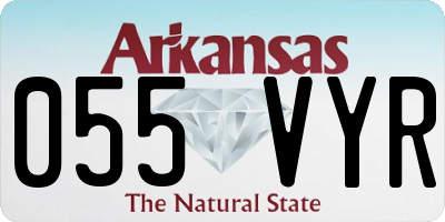 AR license plate 055VYR