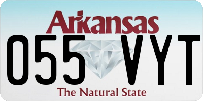 AR license plate 055VYT