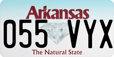 AR license plate 055VYX