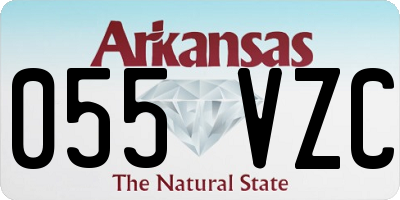 AR license plate 055VZC
