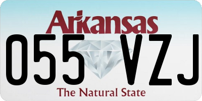 AR license plate 055VZJ
