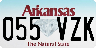 AR license plate 055VZK