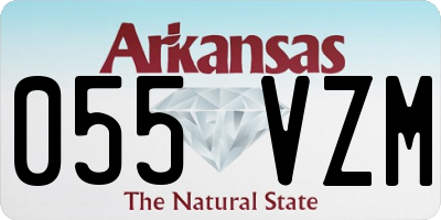 AR license plate 055VZM