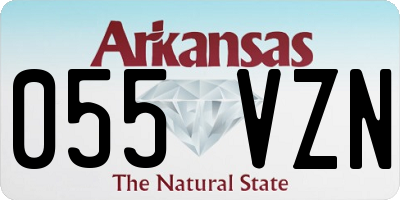 AR license plate 055VZN