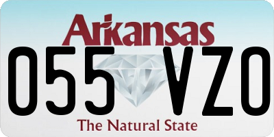 AR license plate 055VZO