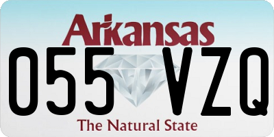 AR license plate 055VZQ