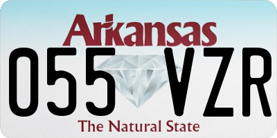 AR license plate 055VZR