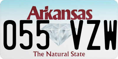 AR license plate 055VZW