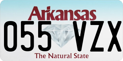 AR license plate 055VZX