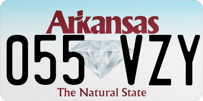 AR license plate 055VZY