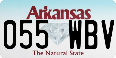 AR license plate 055WBV