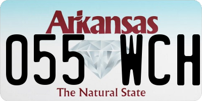 AR license plate 055WCH