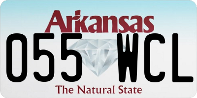 AR license plate 055WCL