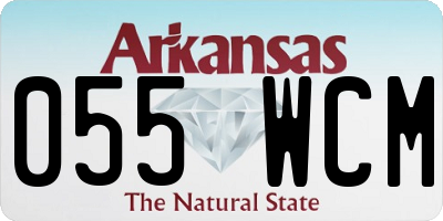 AR license plate 055WCM