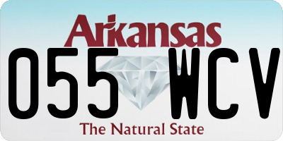 AR license plate 055WCV