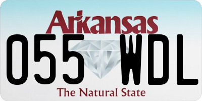 AR license plate 055WDL