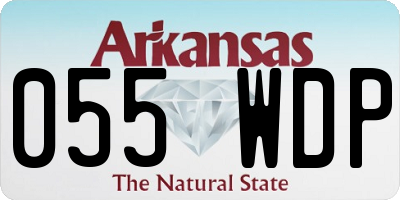 AR license plate 055WDP