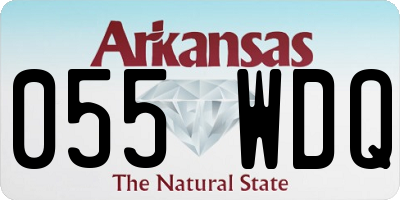 AR license plate 055WDQ