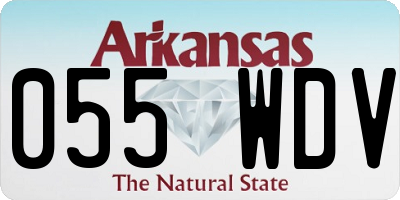 AR license plate 055WDV