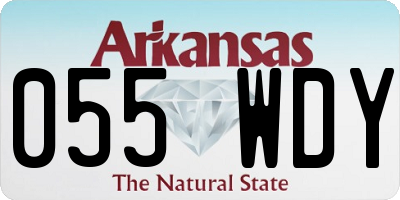 AR license plate 055WDY