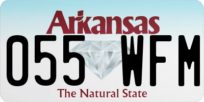 AR license plate 055WFM