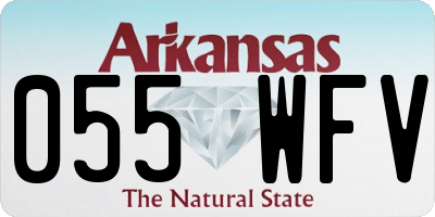 AR license plate 055WFV