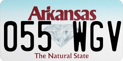 AR license plate 055WGV