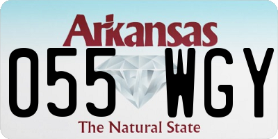 AR license plate 055WGY