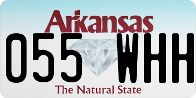 AR license plate 055WHH