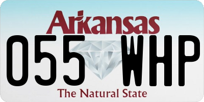 AR license plate 055WHP
