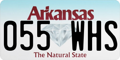 AR license plate 055WHS