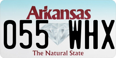 AR license plate 055WHX