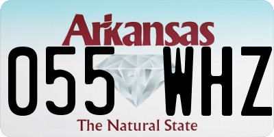 AR license plate 055WHZ