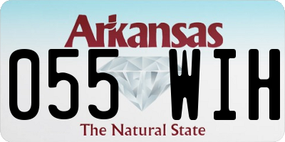 AR license plate 055WIH