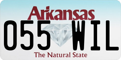AR license plate 055WIL