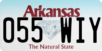 AR license plate 055WIY