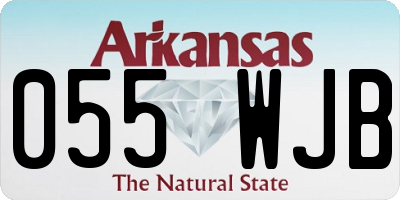 AR license plate 055WJB