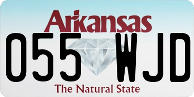 AR license plate 055WJD
