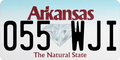 AR license plate 055WJI