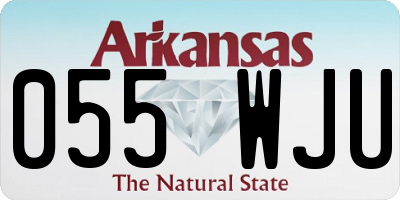 AR license plate 055WJU