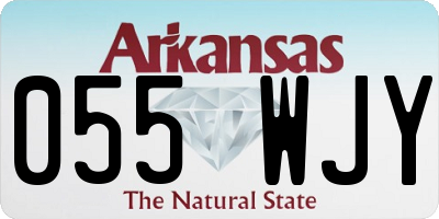 AR license plate 055WJY