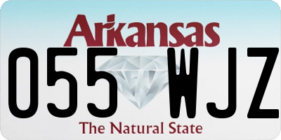 AR license plate 055WJZ