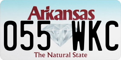 AR license plate 055WKC