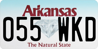 AR license plate 055WKD